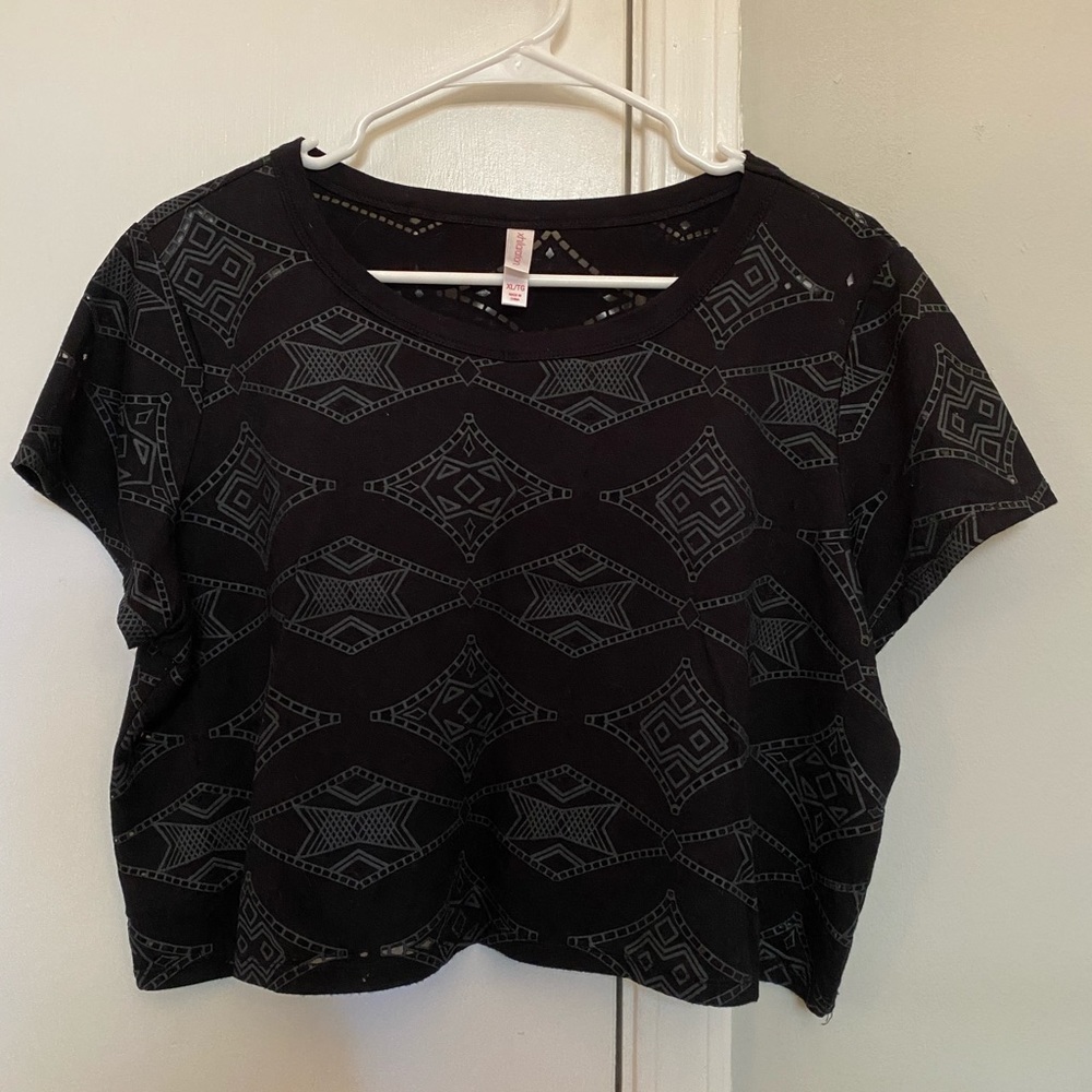 Printed Crop Top